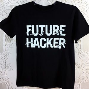 🐝 CHILDREN’S PLACE Black Short Sleeve Hacker Tee